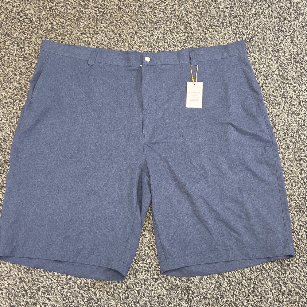 NWT Peter Millar Shackleford Skull Blue Performance Hybrid Shorts Size 48R